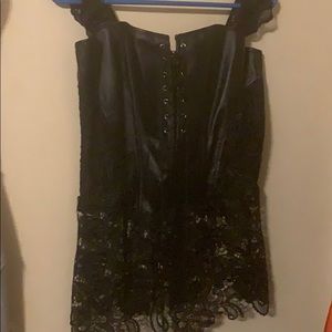Black babydoll lingerie size large/xl